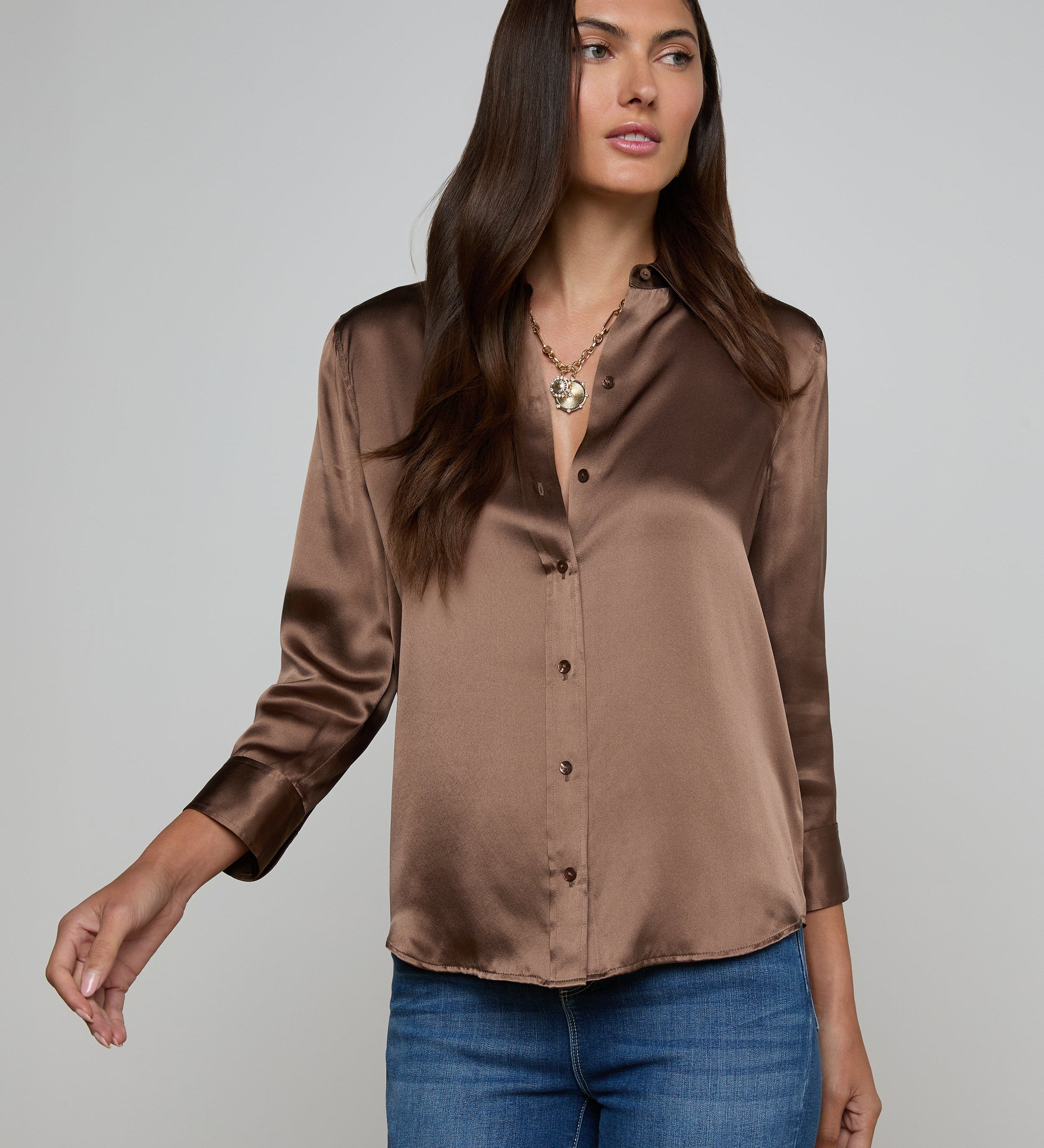 L'AGENCE - Dani Silk Blouse