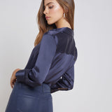L'AGENCE - Dani Silk Blouse