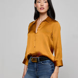 L'AGENCE - Dani Silk Blouse
