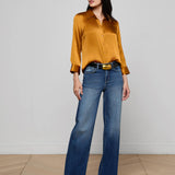 L'AGENCE - Dani Silk Blouse