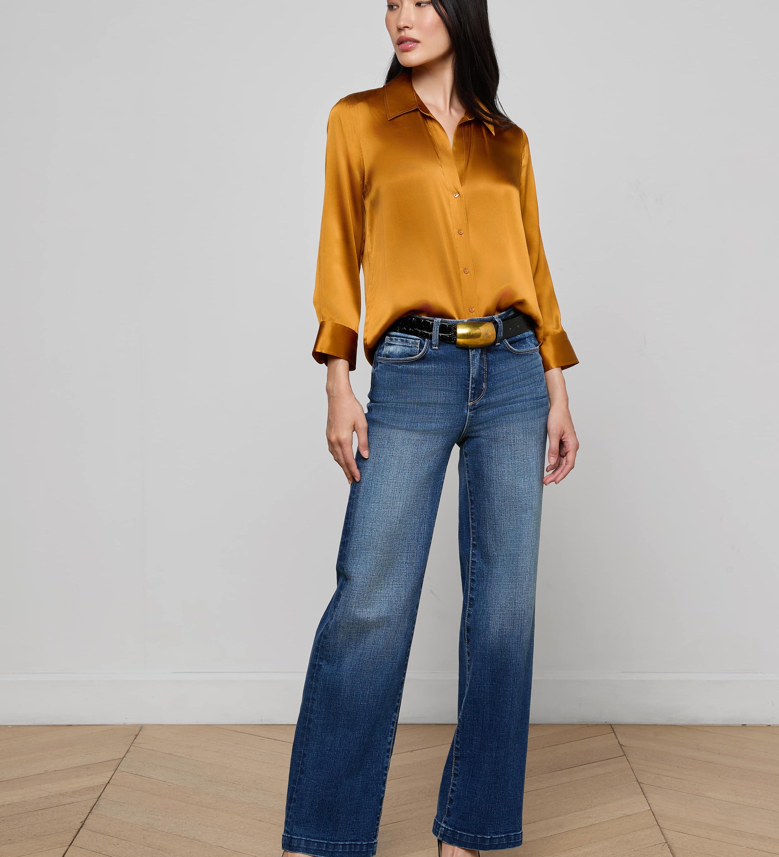 L'AGENCE - Dani Silk Blouse