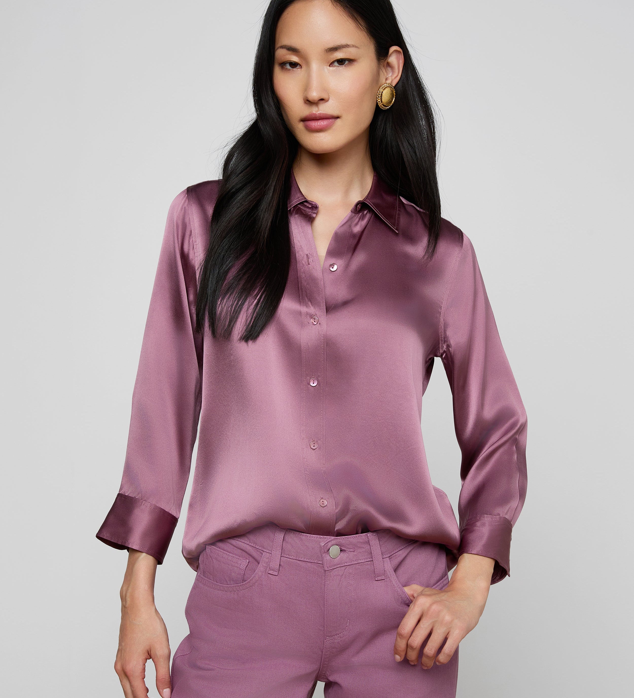 L'AGENCE - Dani Silk Blouse