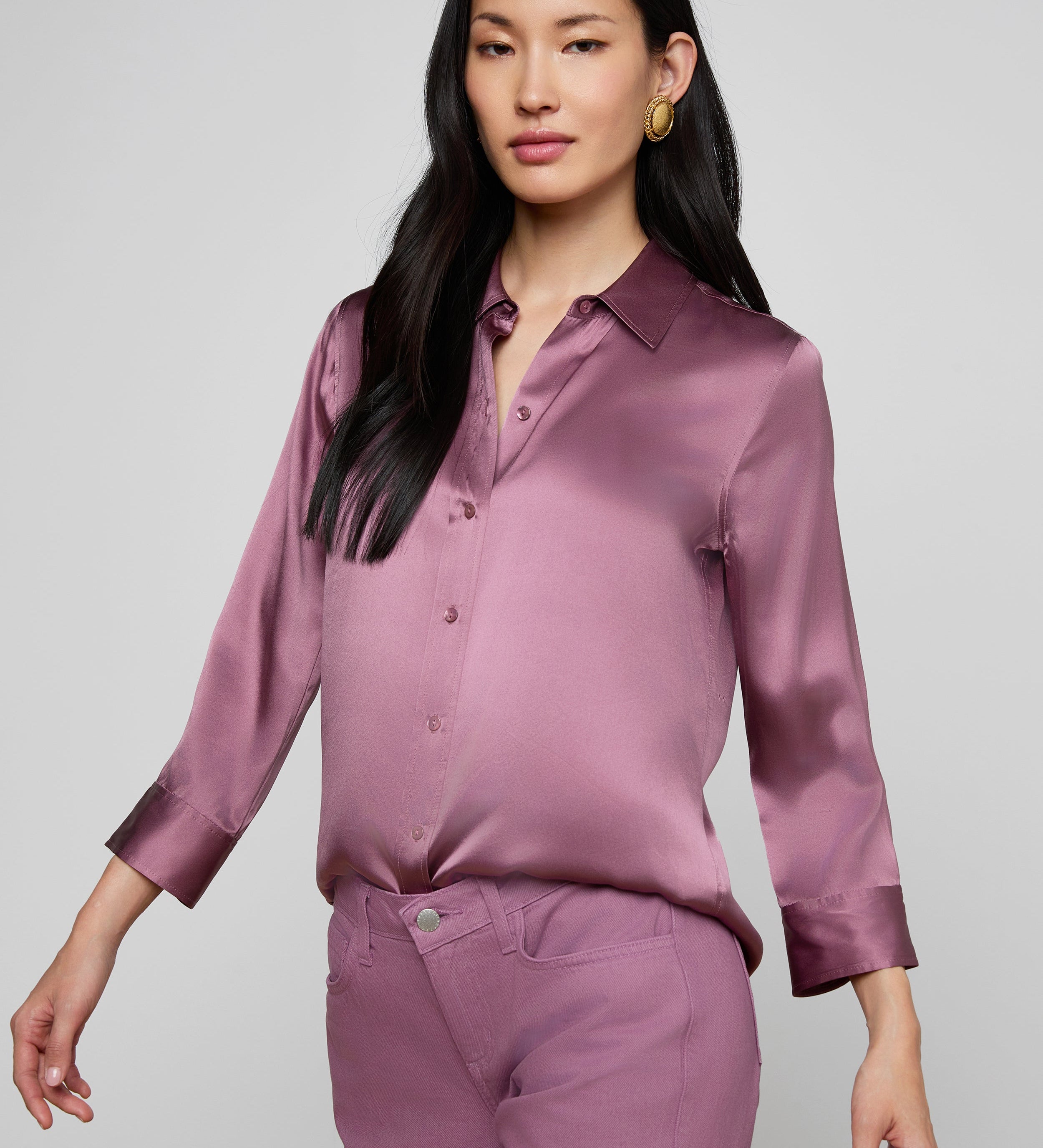 L'AGENCE - Dani Silk Blouse