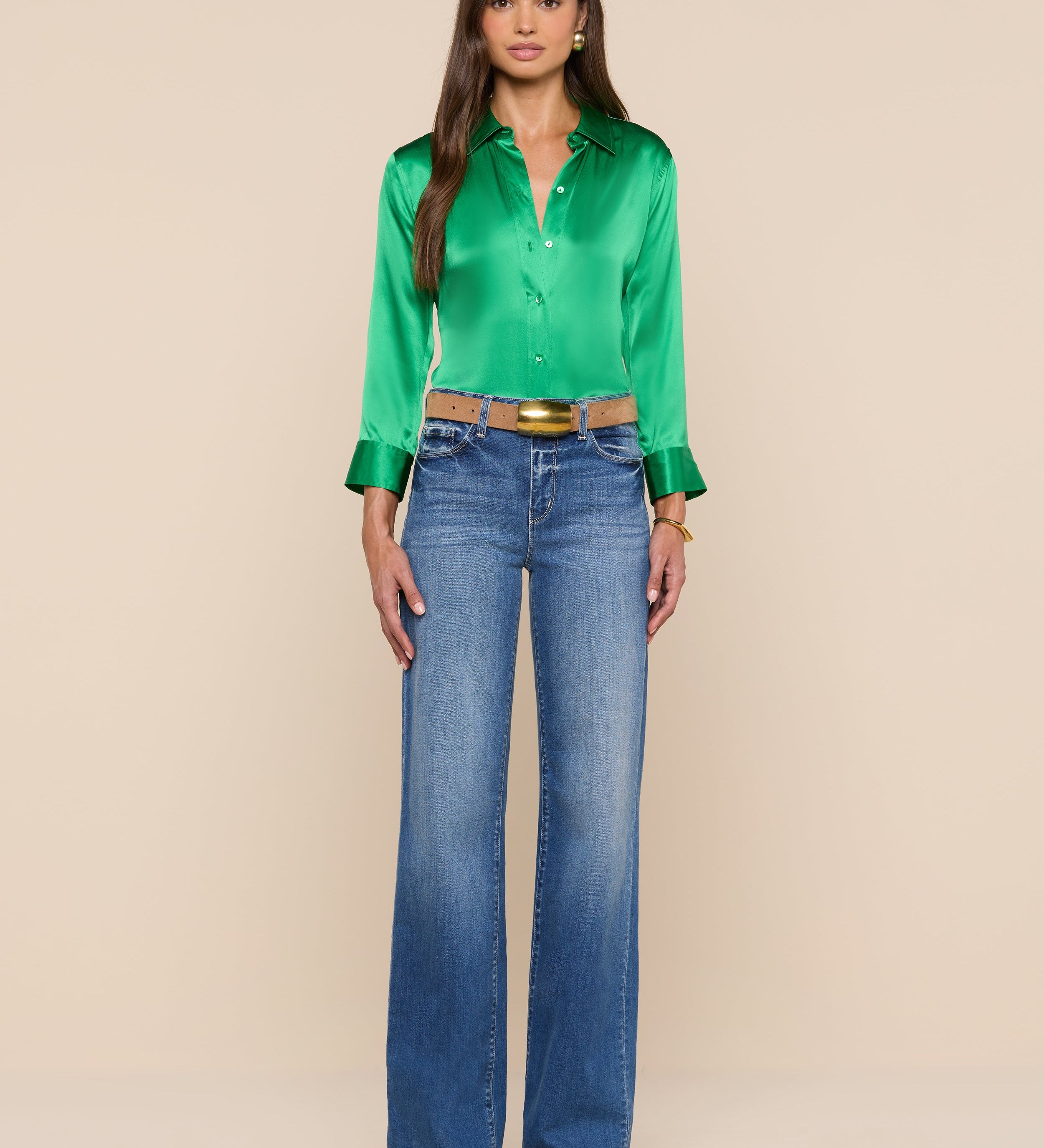 L'AGENCE - Dani Silk Blouse
