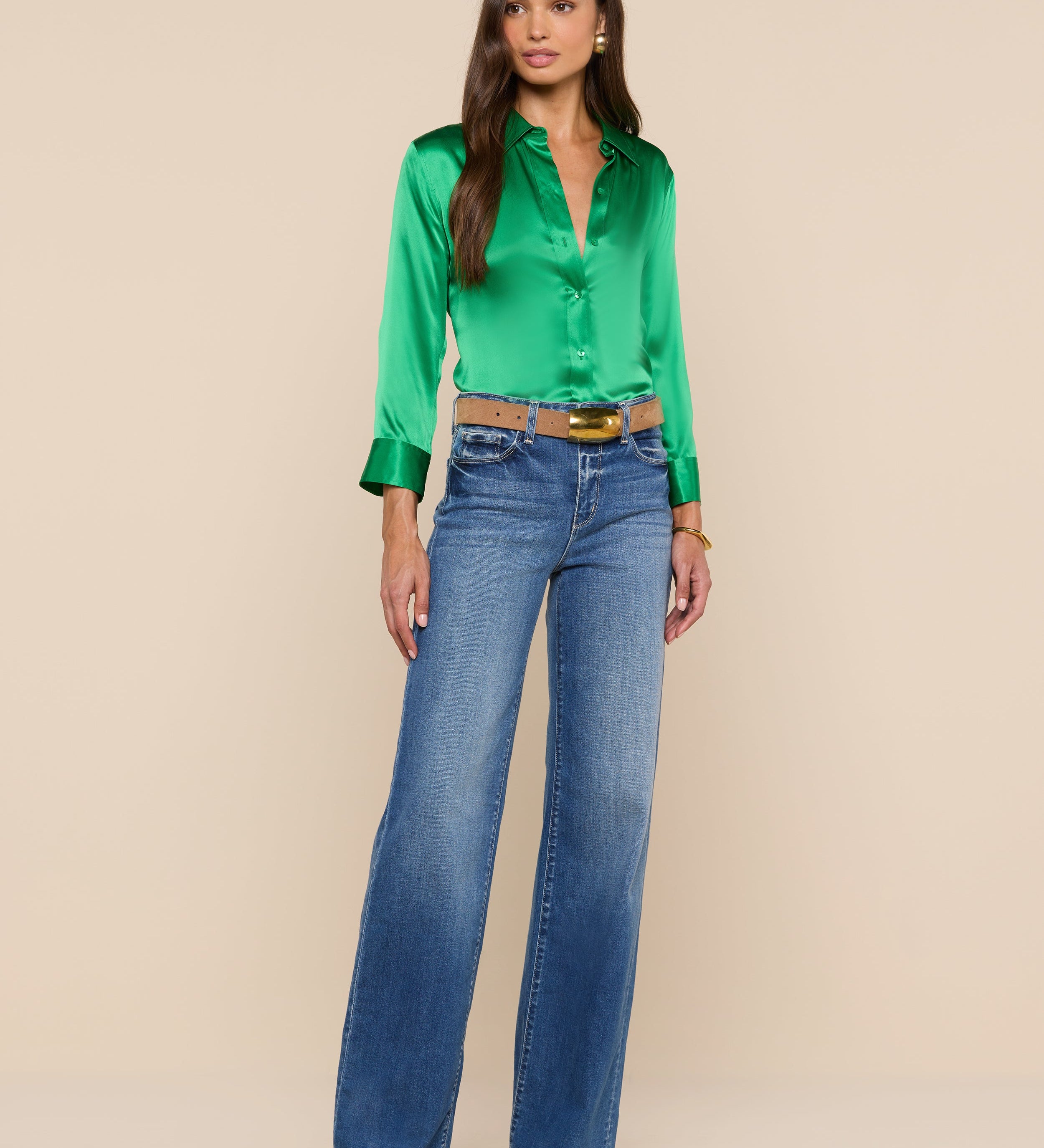 L'AGENCE - Dani Silk Blouse