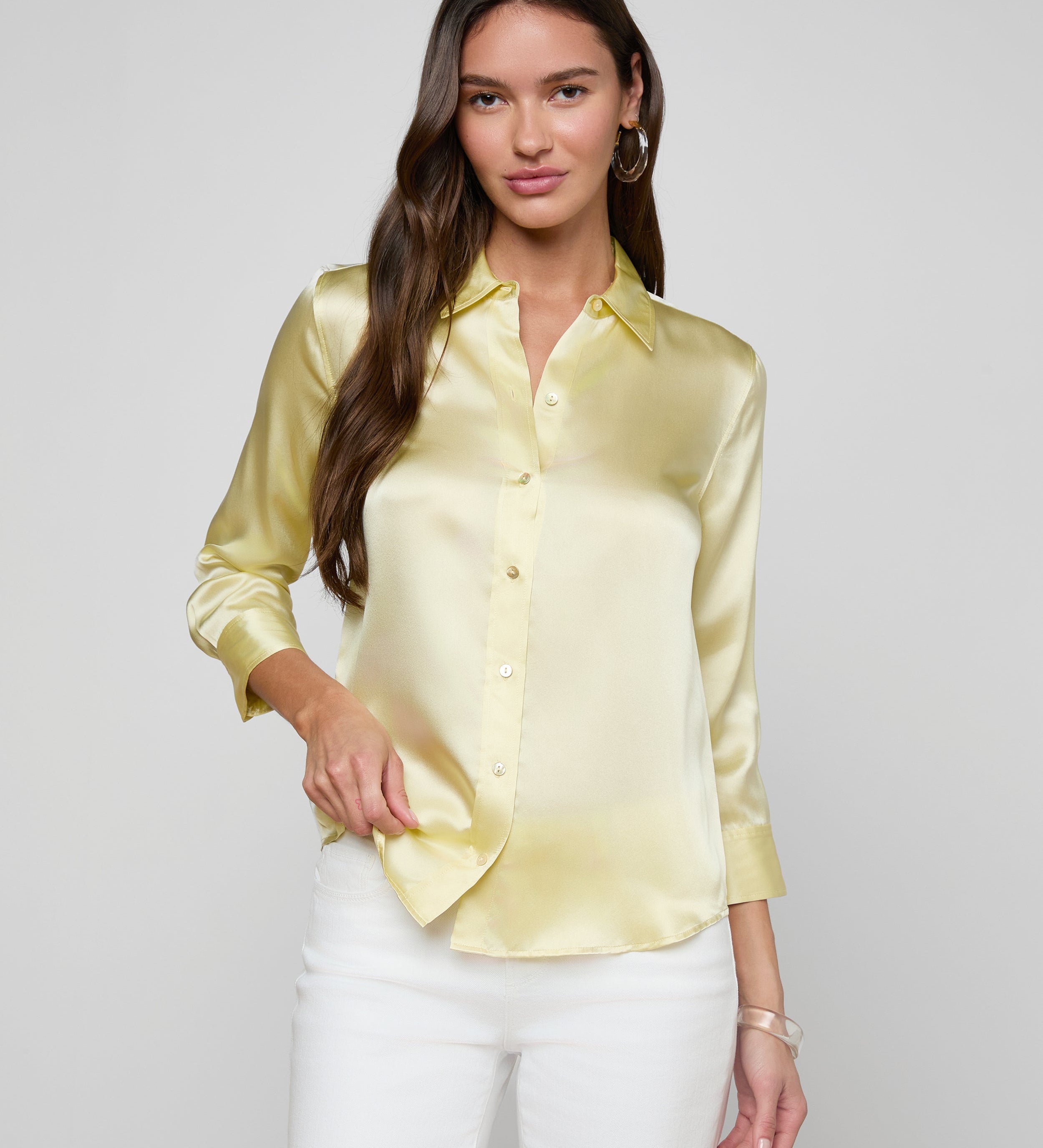 L'AGENCE - Dani Silk Blouse