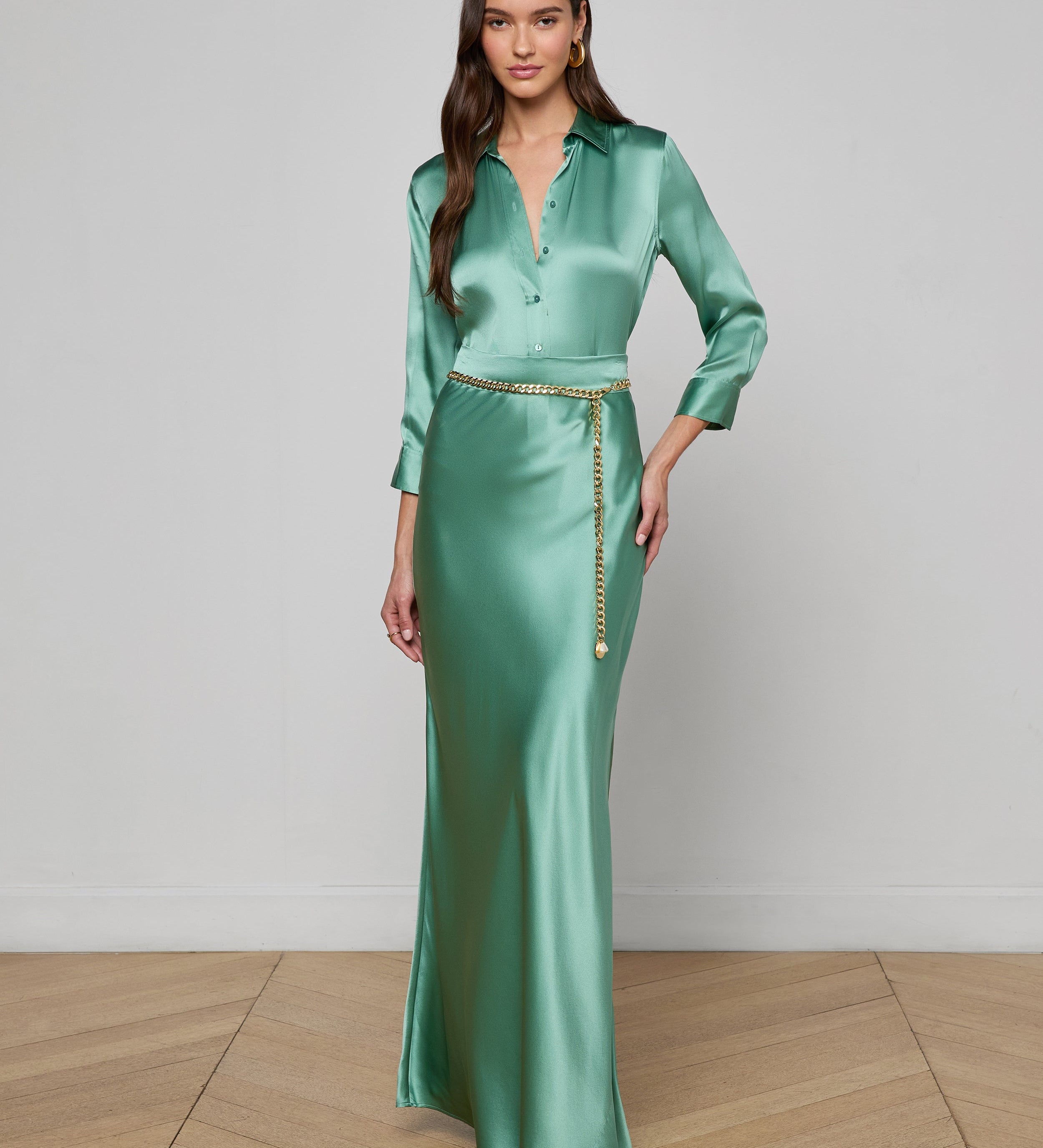 L'AGENCE - Dani Silk Blouse