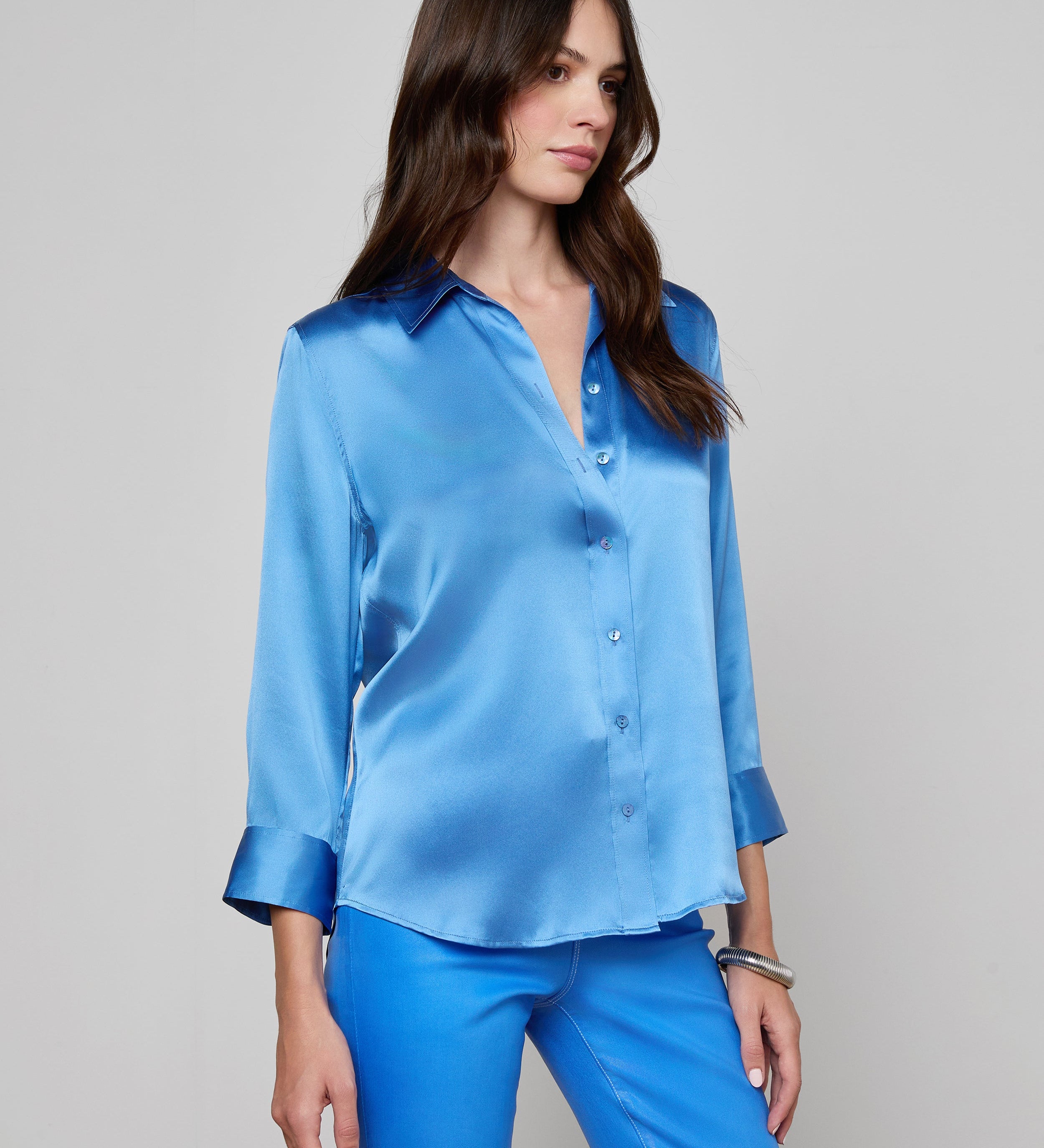 L'AGENCE - Dani Silk Blouse
