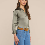 L'AGENCE - Dani Silk Blouse