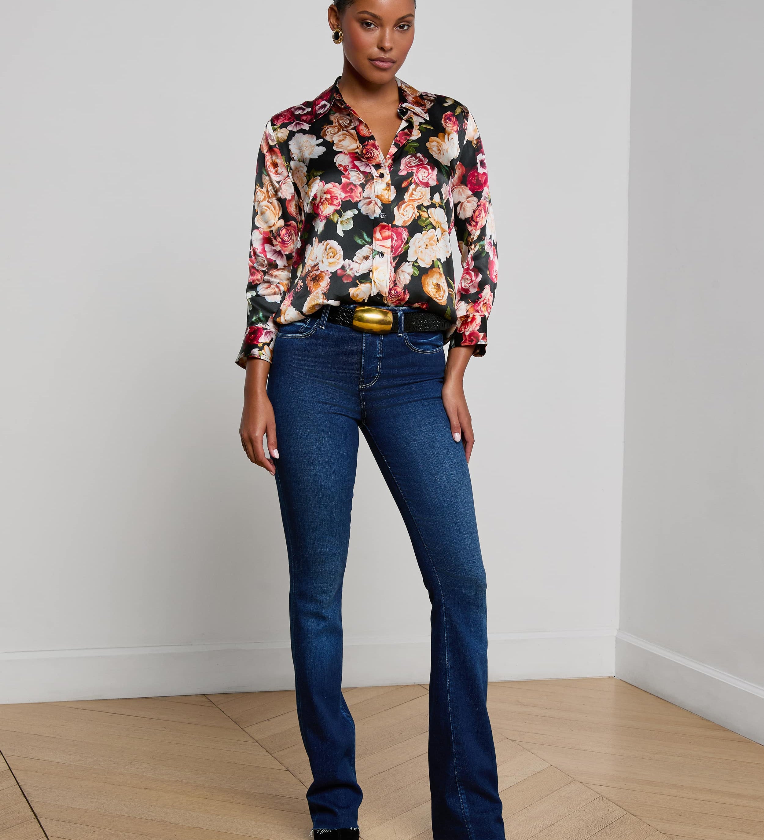L'AGENCE - Dani Silk Blouse