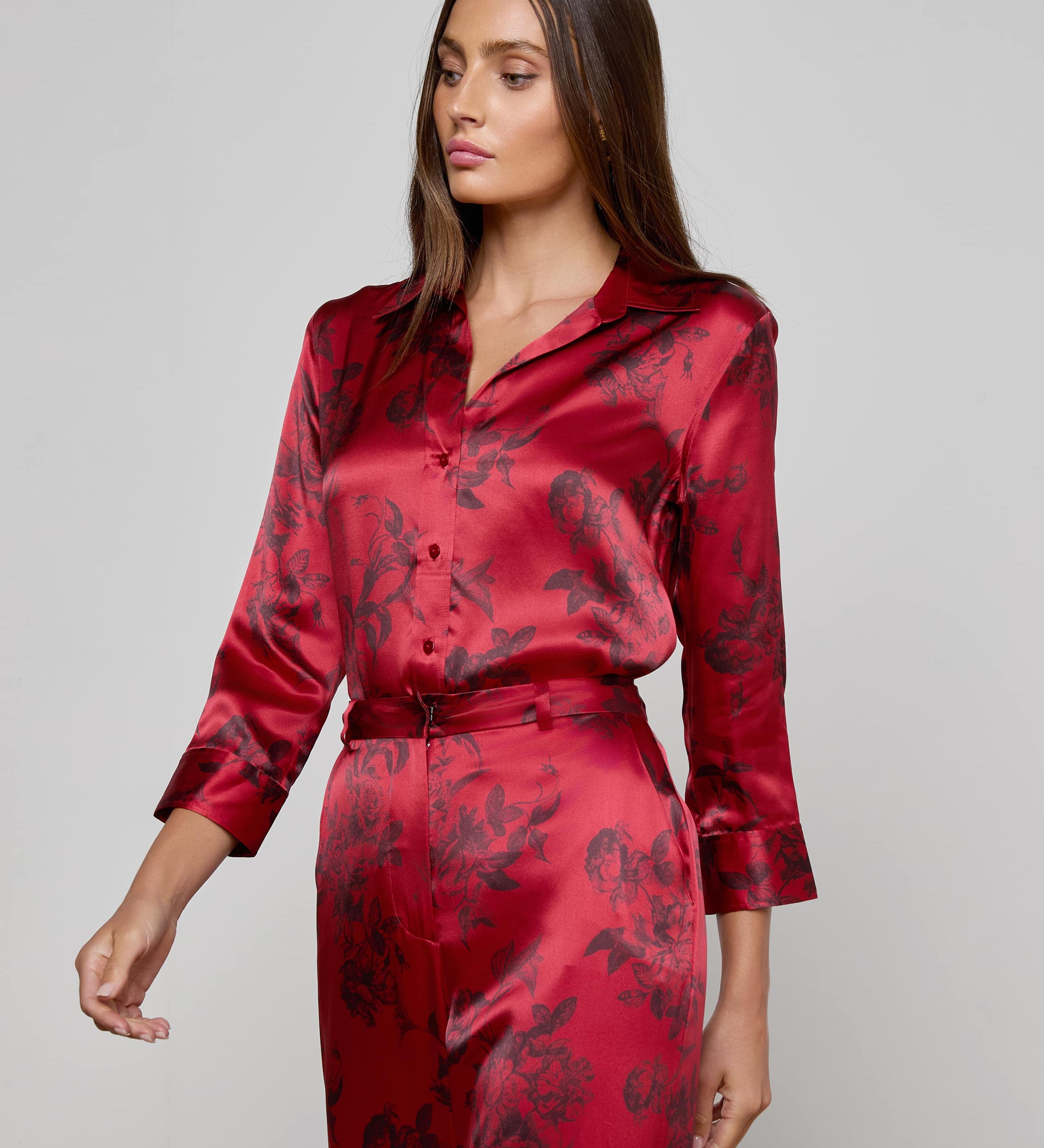 L'AGENCE - Dani Silk Blouse