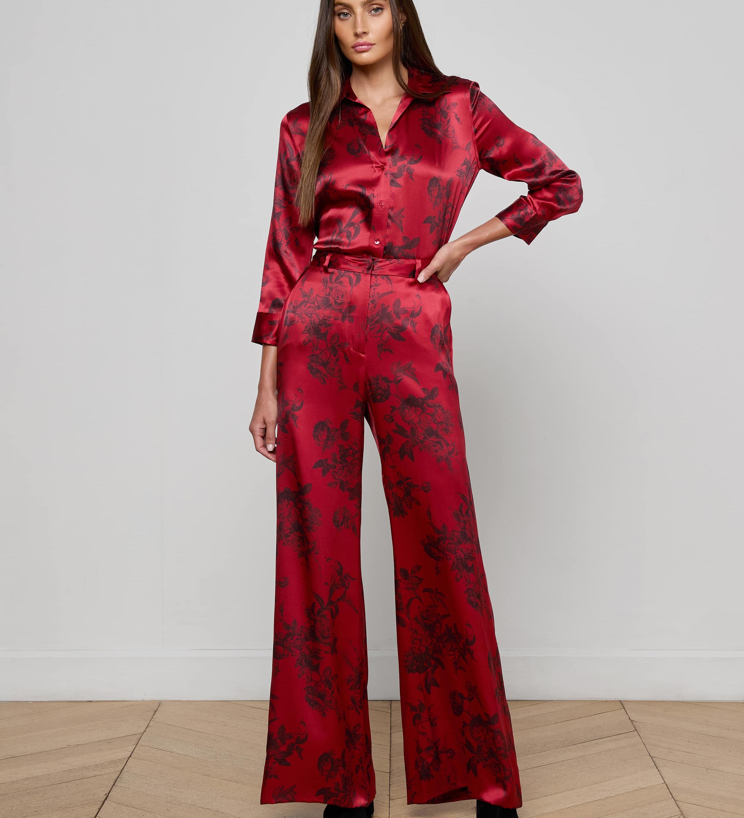 L'AGENCE - Dani Silk Blouse