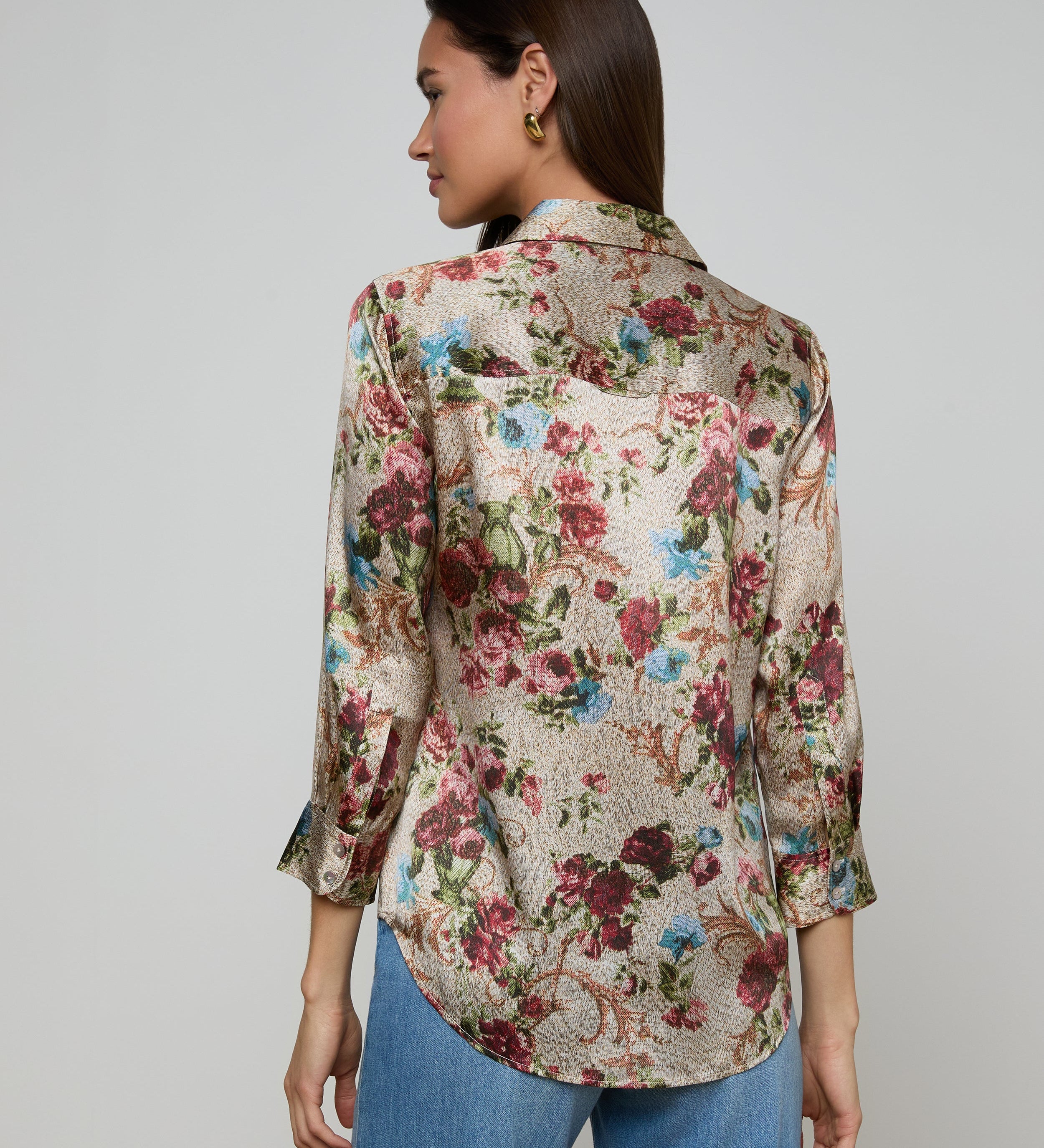 L'AGENCE - Dani Silk Blouse