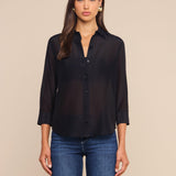 L'AGENCE - Dani Cotton - Silk Blouse