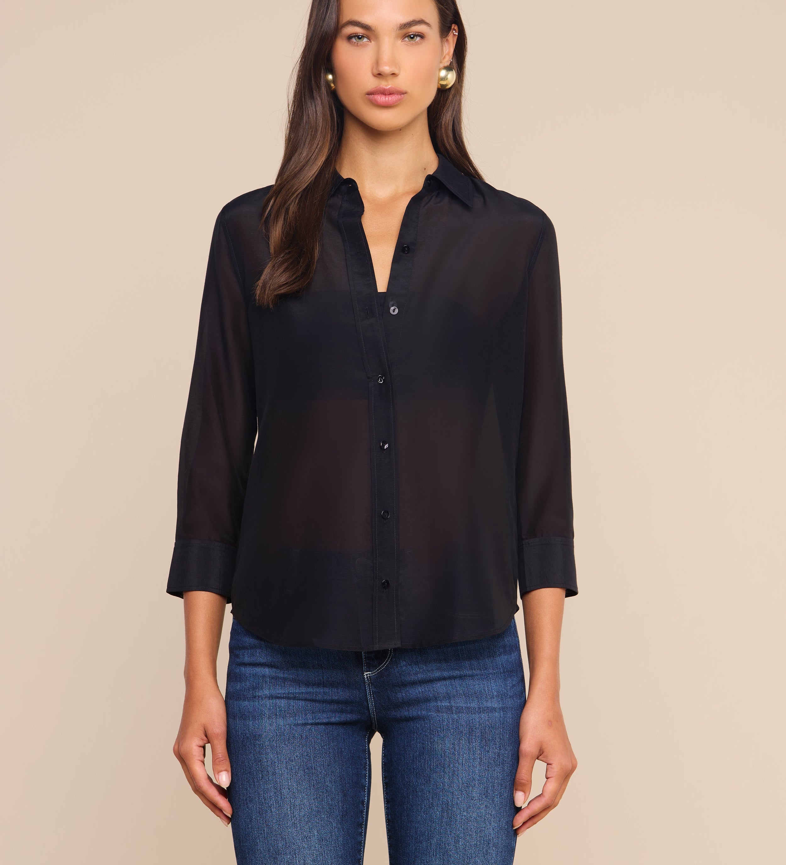 L'AGENCE - Dani Cotton - Silk Blouse