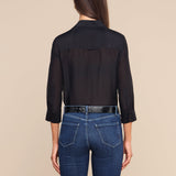 L'AGENCE - Dani Cotton - Silk Blouse