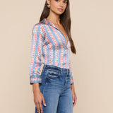 L'AGENCE - Dani Silk Blouse