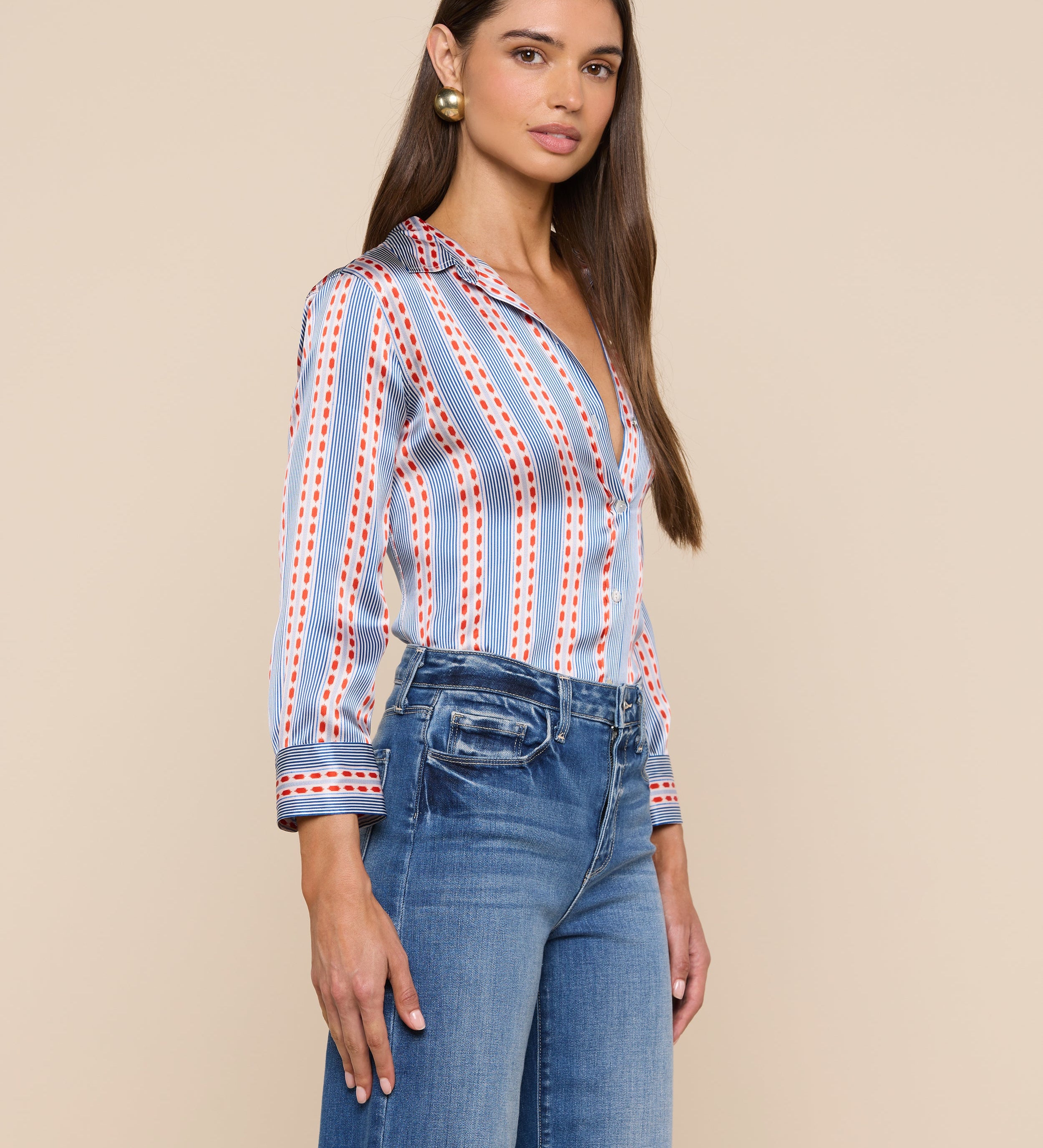 L'AGENCE - Dani Silk Blouse