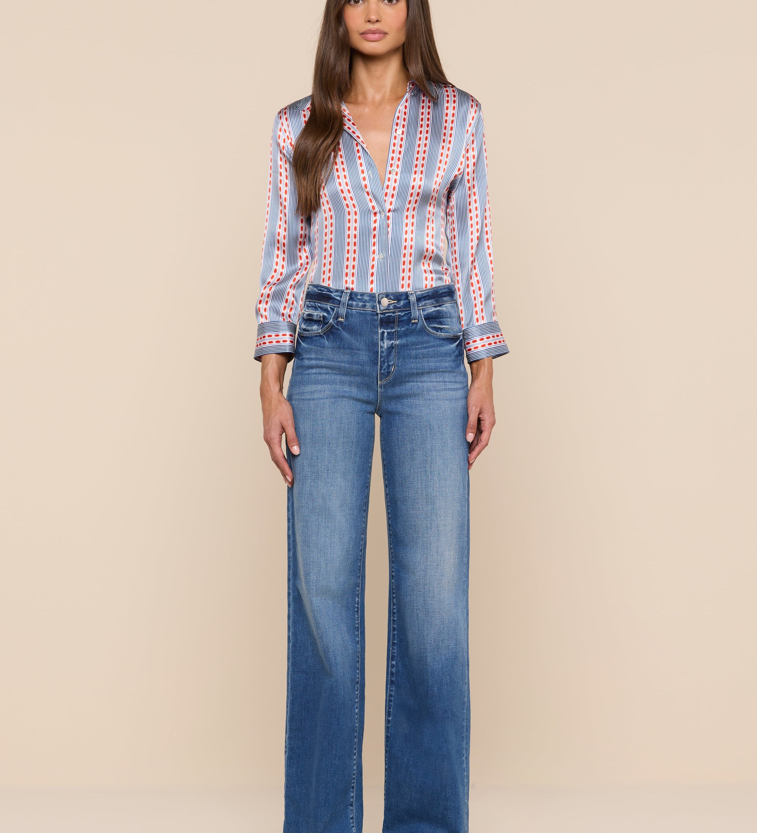 L'AGENCE - Dani Silk Blouse