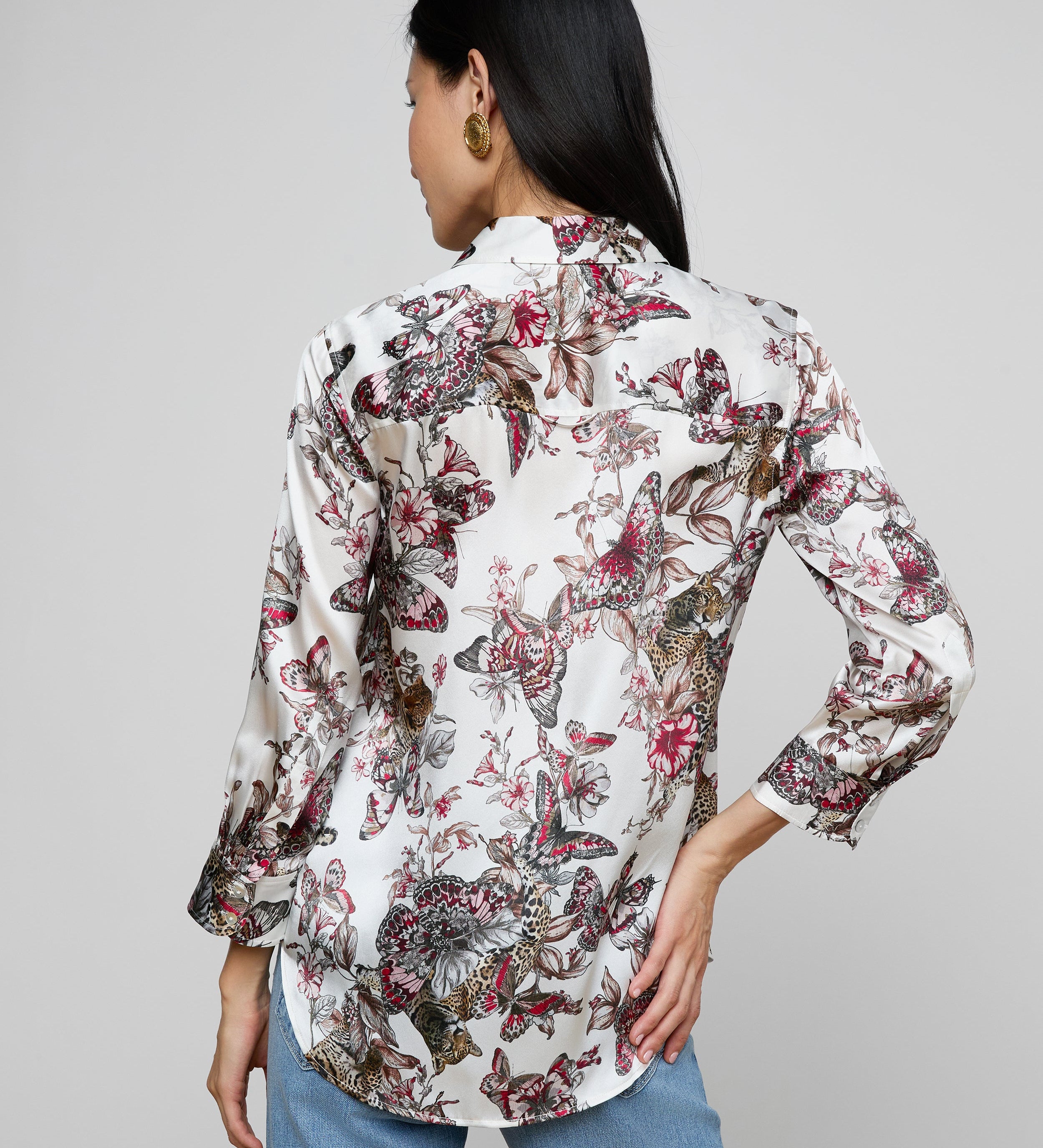 L'AGENCE - Dani Silk Blouse