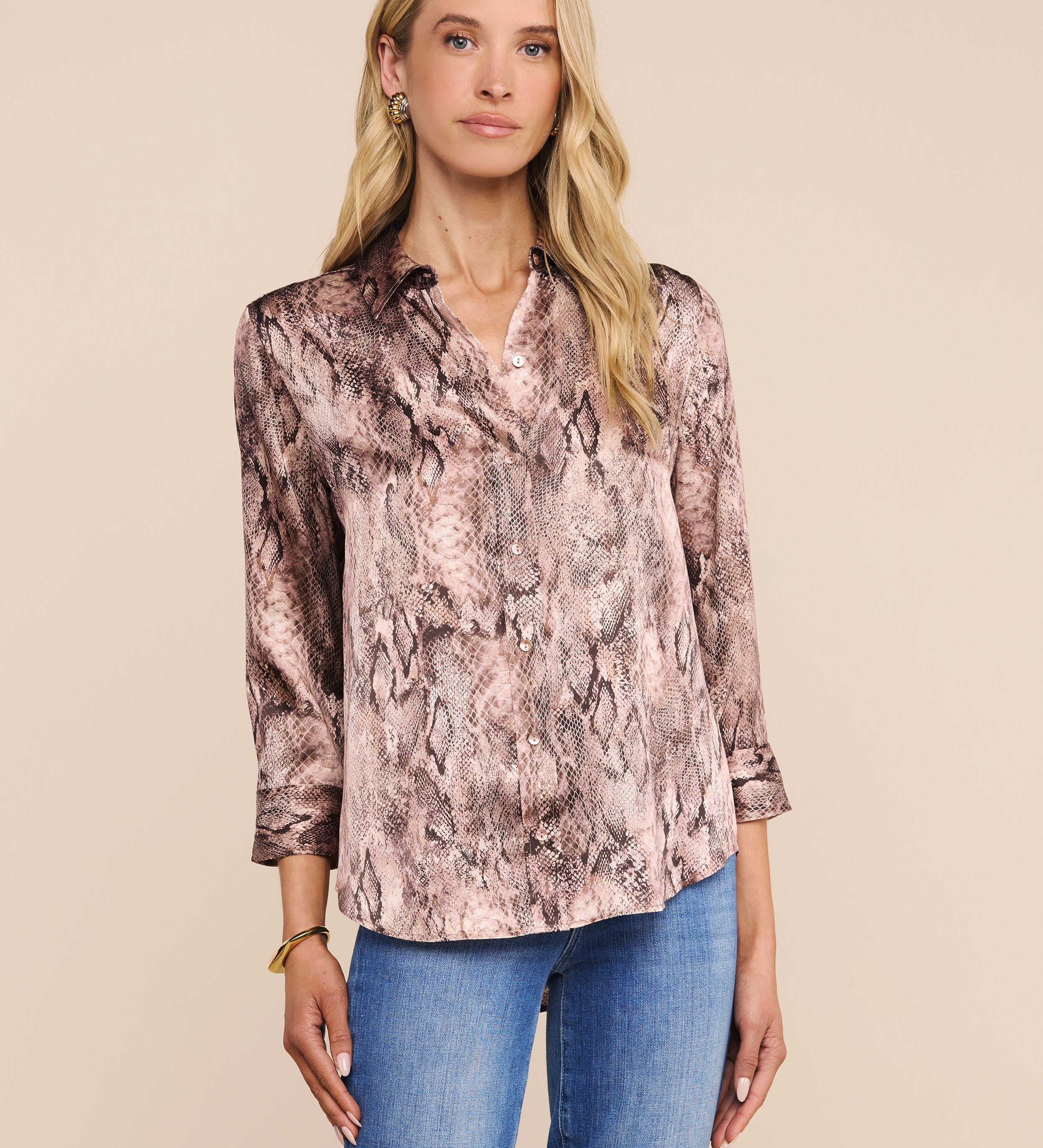 L'AGENCE - Dani Silk Blouse