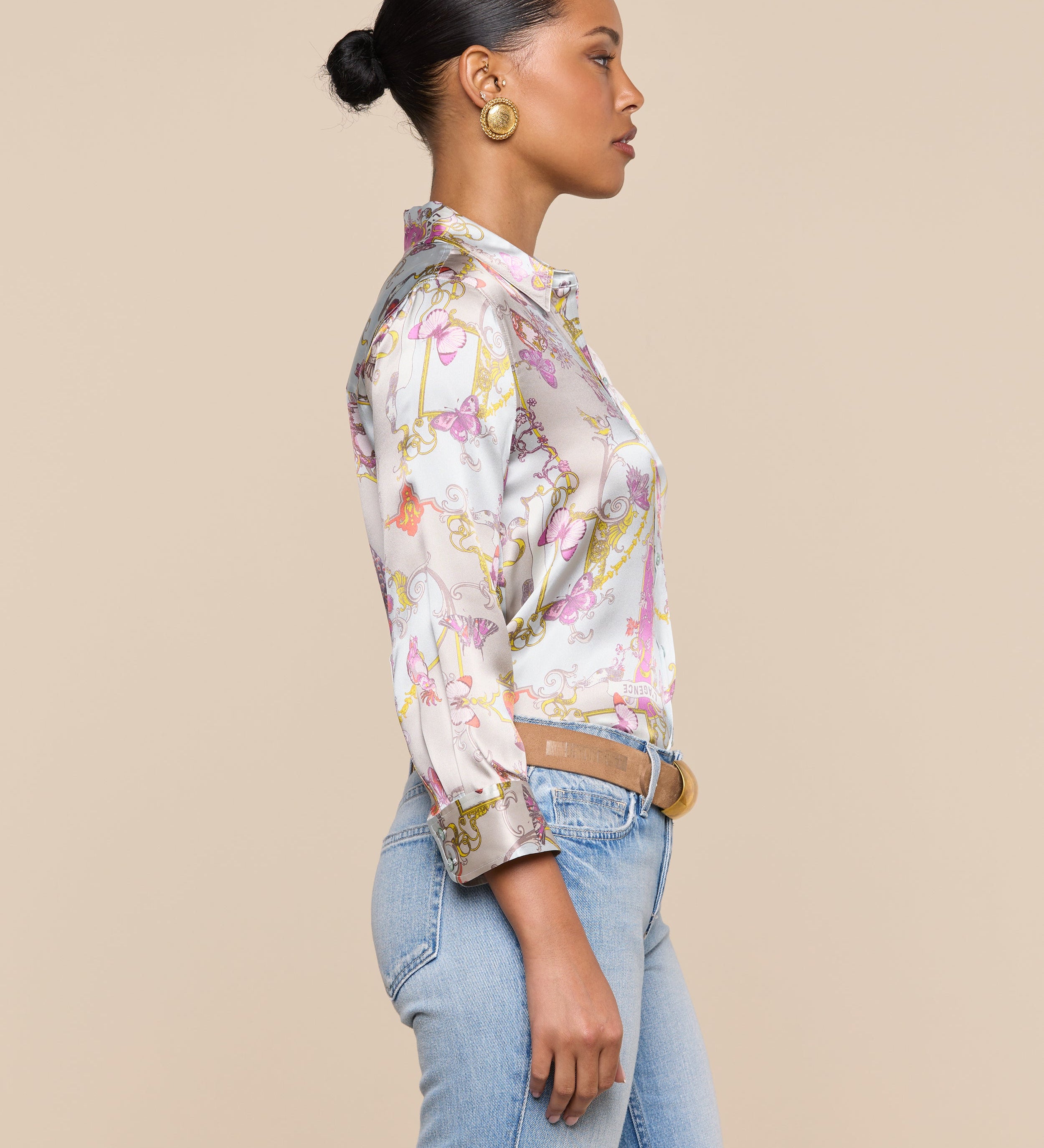 L'AGENCE - Dani Silk Blouse