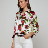 L'AGENCE - Dani Silk Blouse