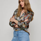 L'AGENCE - Dani Silk Blouse