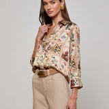 L'AGENCE - Dani Silk Blouse