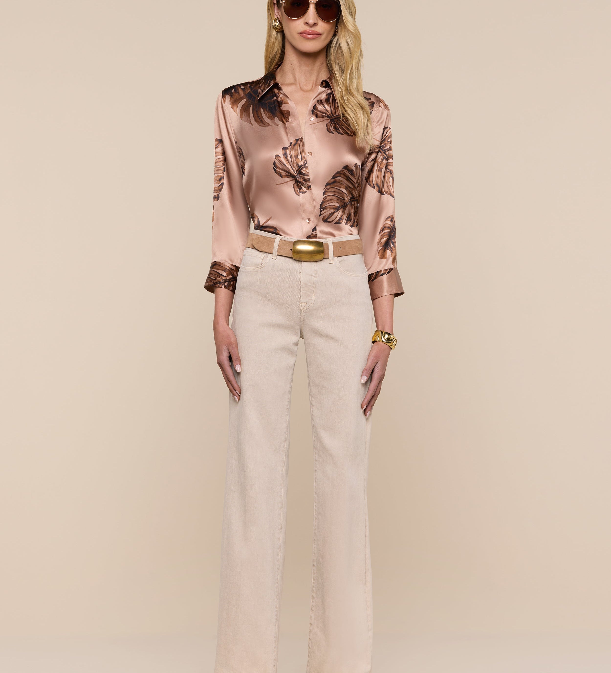 L'AGENCE - Dani Silk Blouse