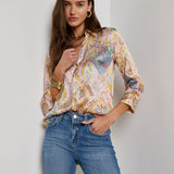 L'AGENCE - Dani Silk Blouse