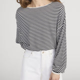 FRAME - The Striped Slouchy Sweater