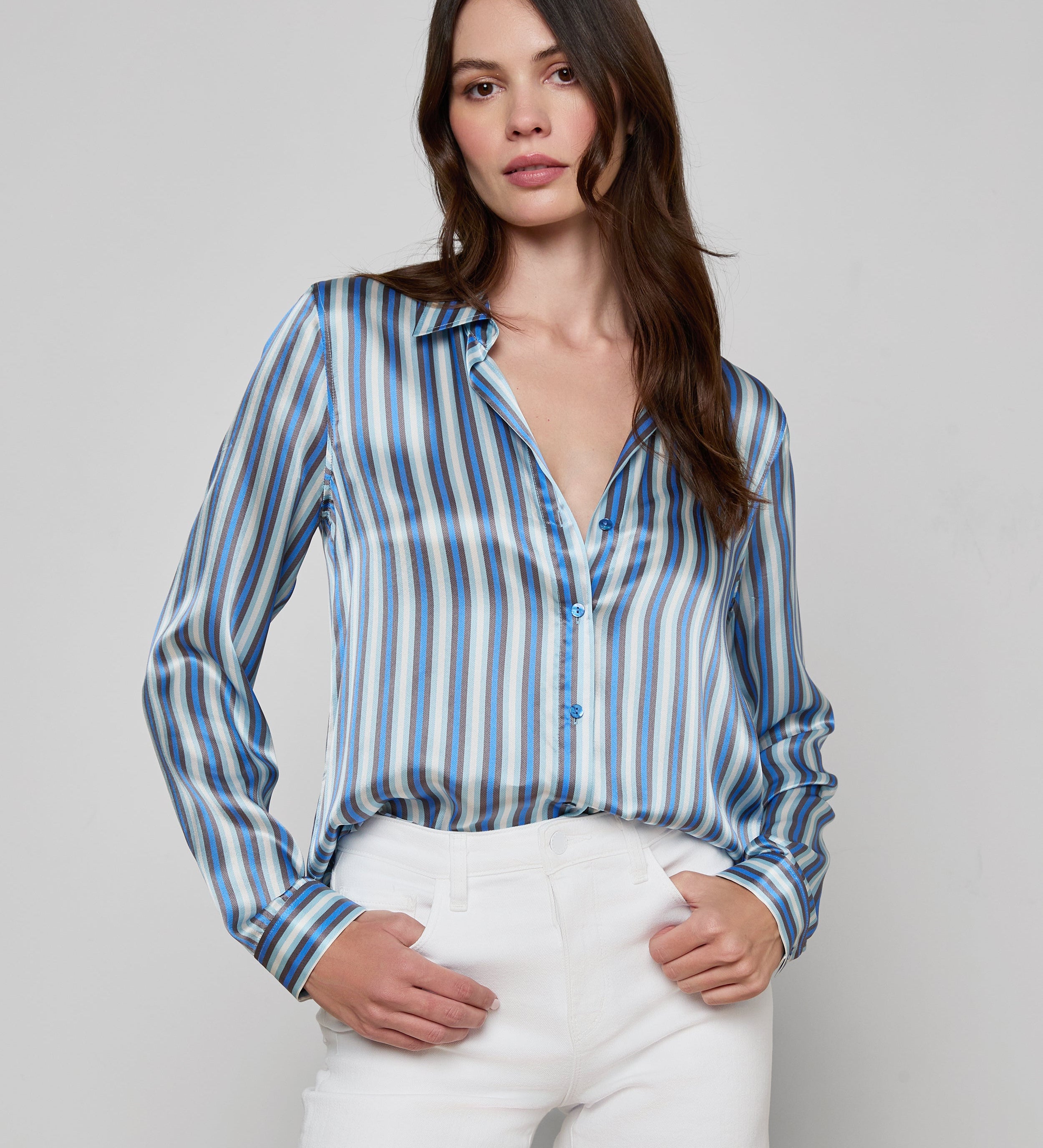 L'AGENCE - Tyler Silk Blouse