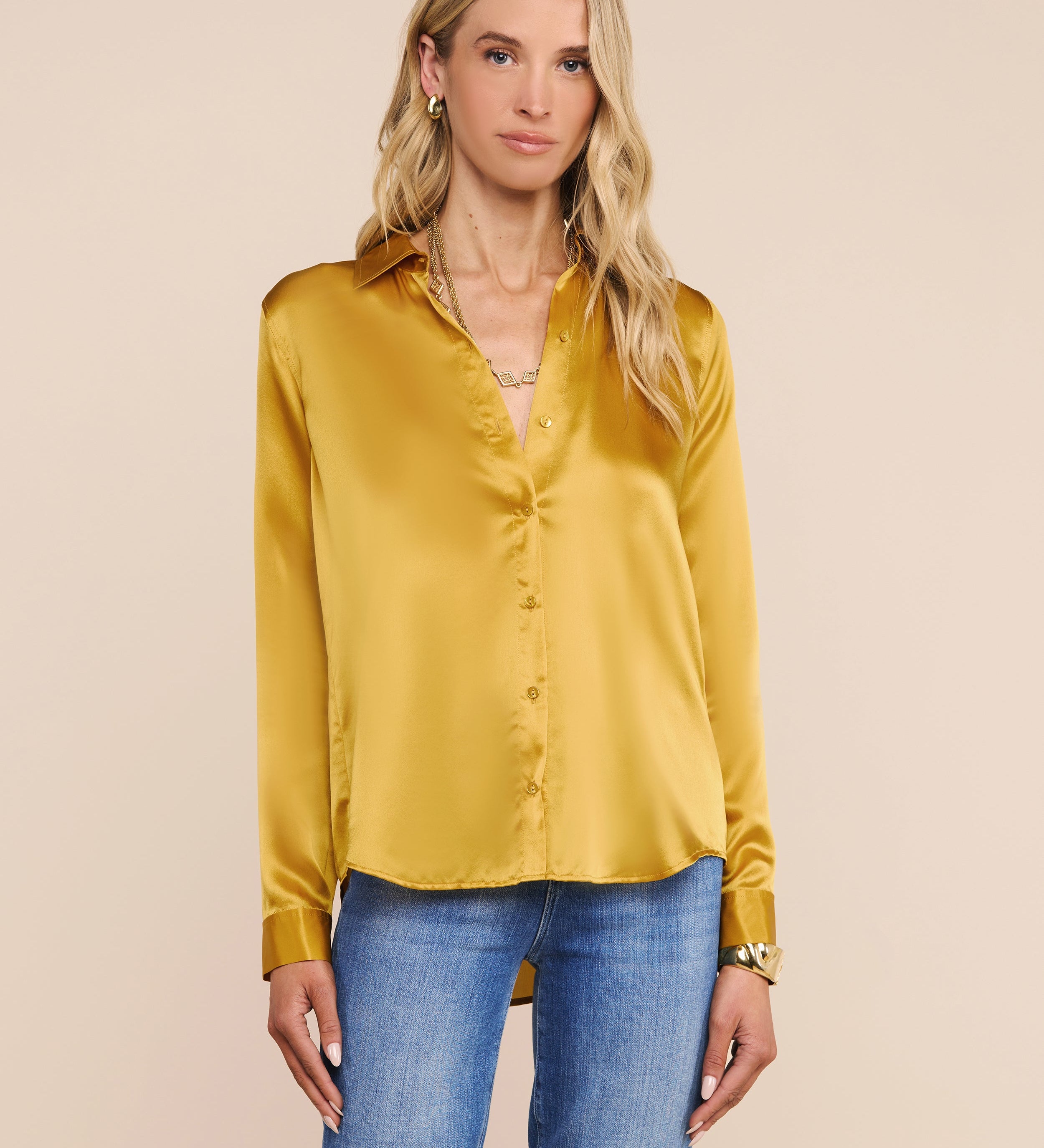 L'AGENCE - Tyler Silk Blouse