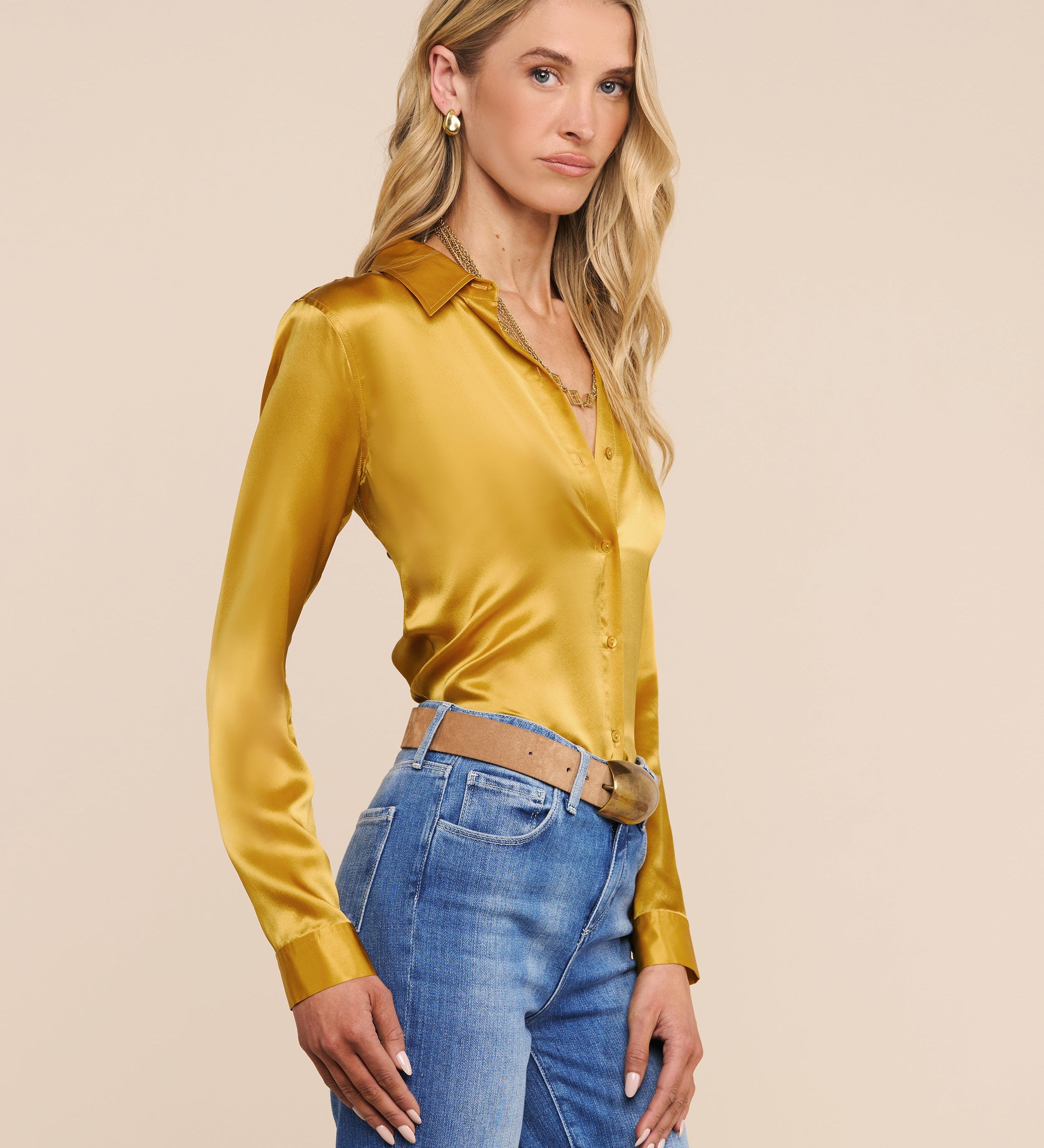 L'AGENCE - Tyler Silk Blouse