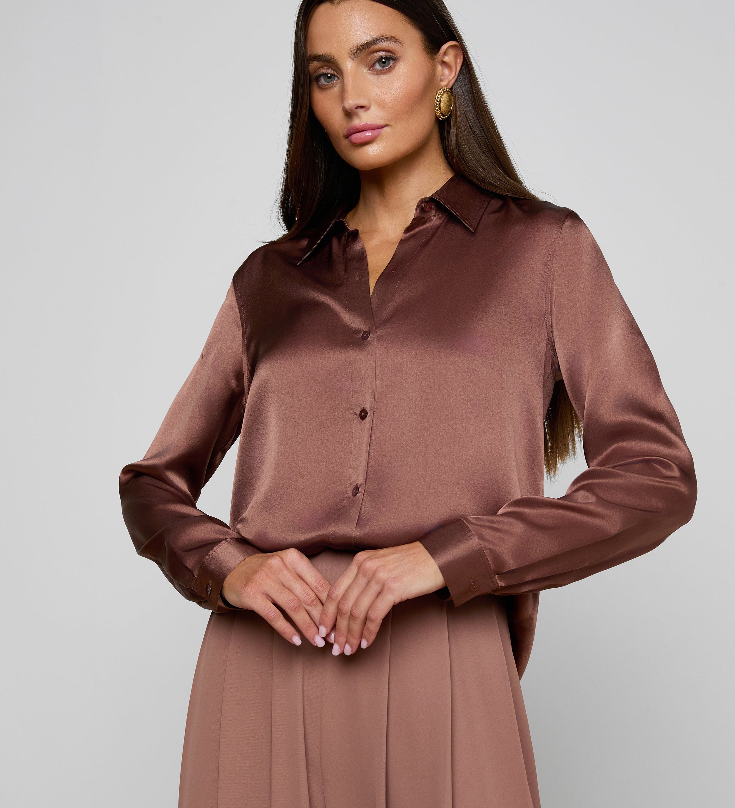 L'AGENCE - Tyler Silk Blouse