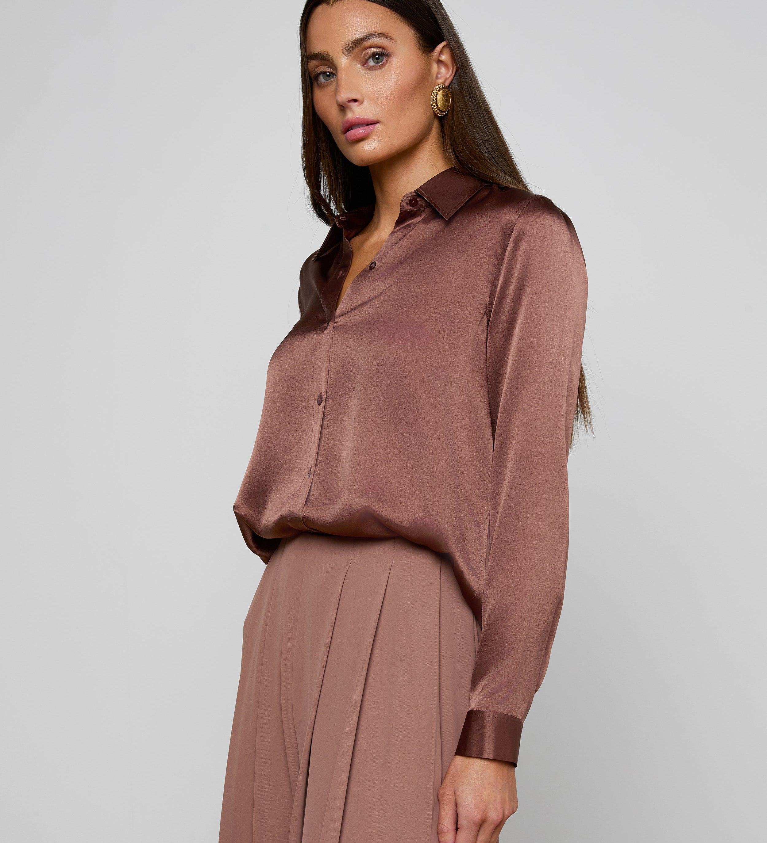 L'AGENCE - Tyler Silk Blouse