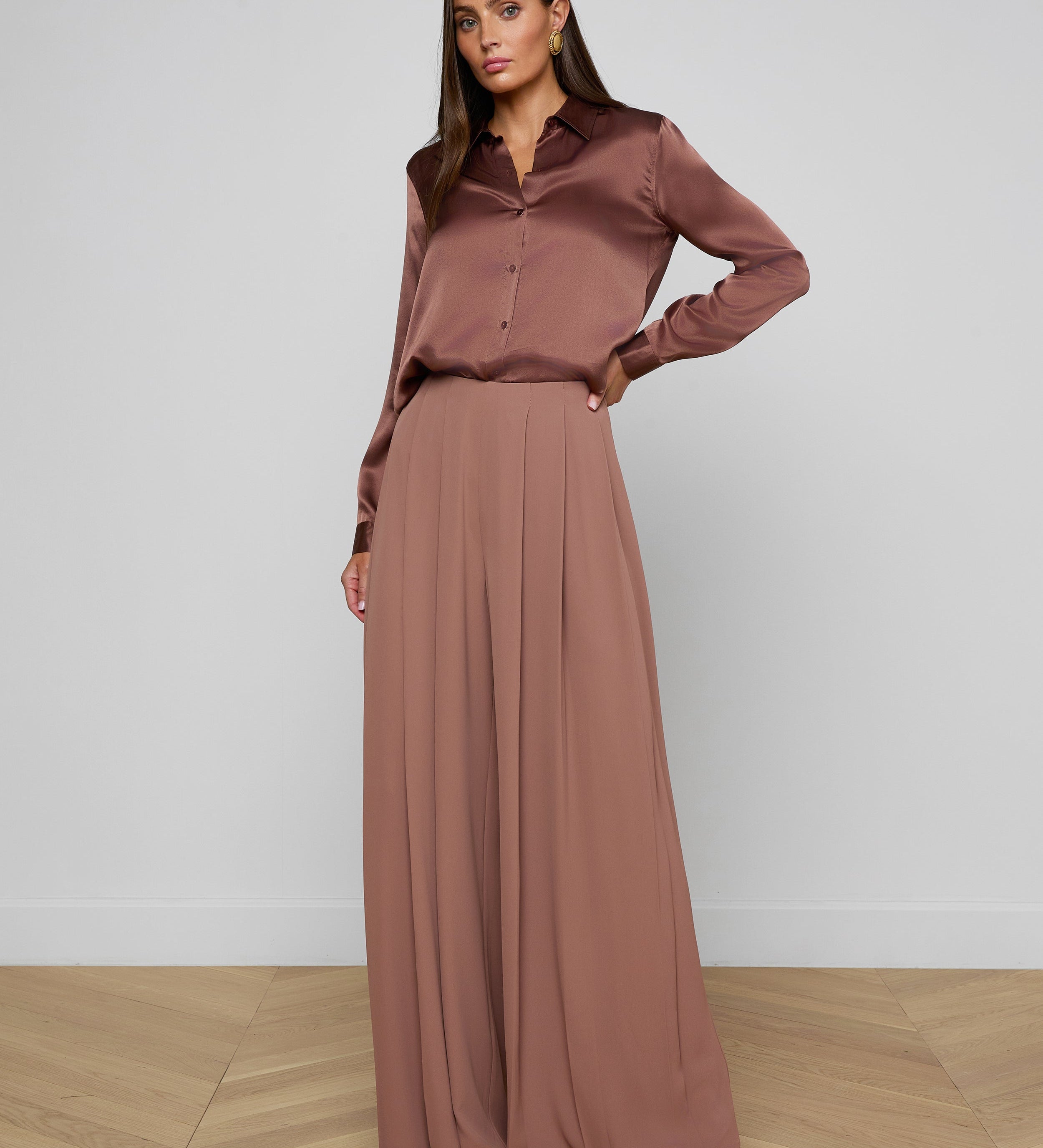 L'AGENCE - Tyler Silk Blouse