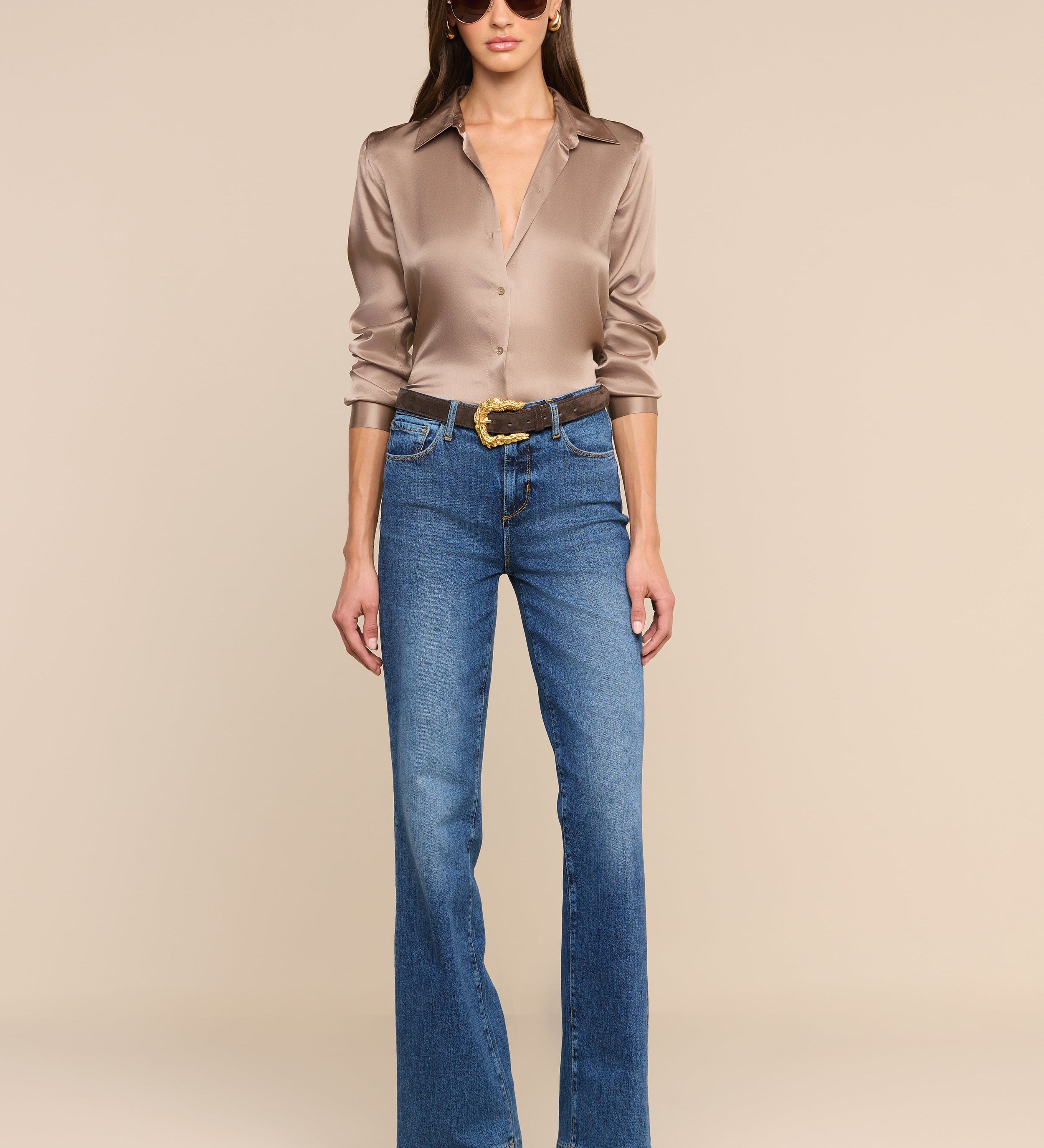 L'AGENCE - Tyler Silk Blouse
