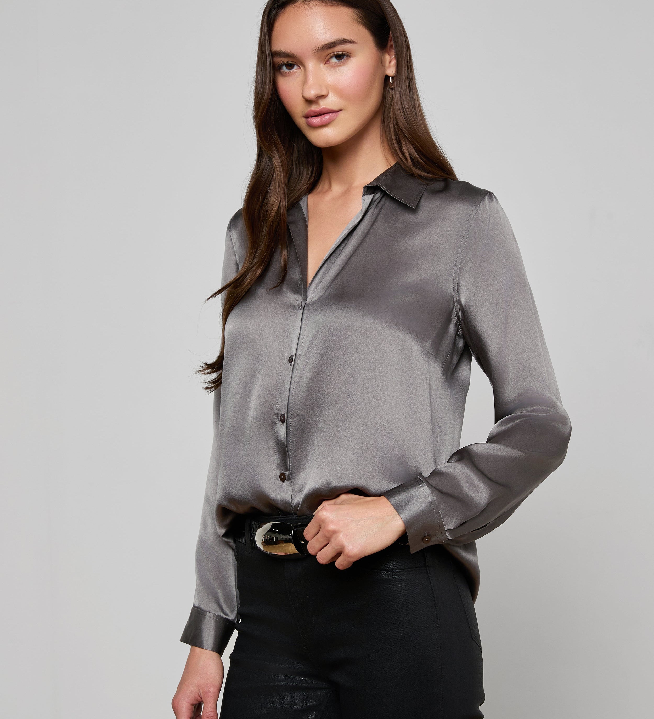 L'AGENCE - Tyler Silk Blouse