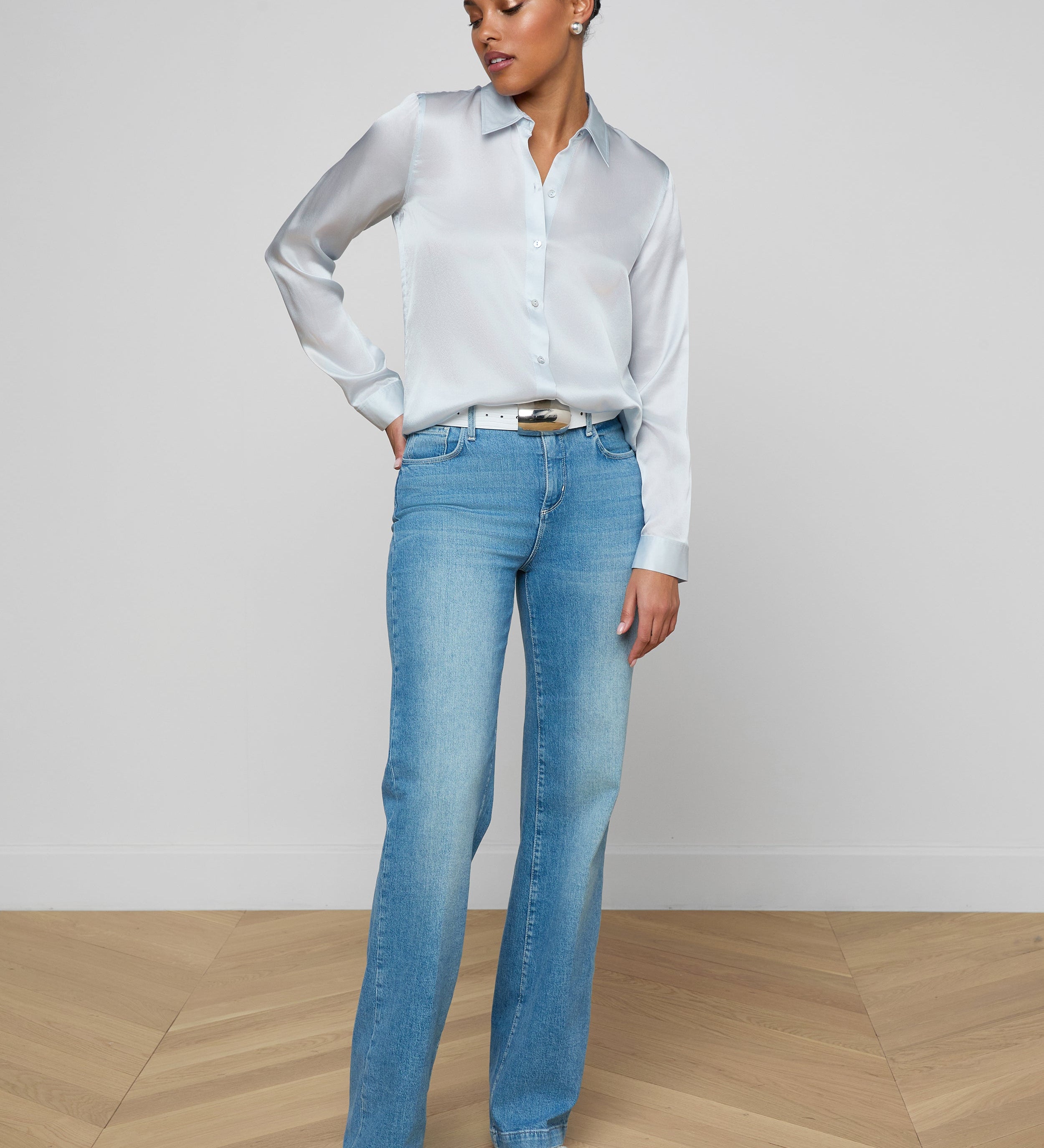 L'AGENCE - Tyler Silk Blouse