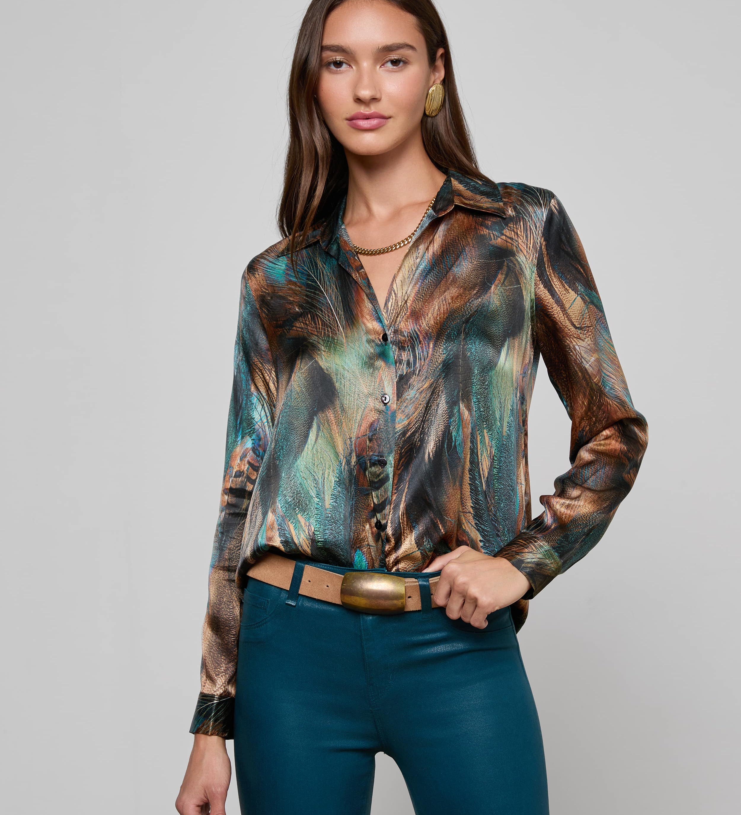 L'AGENCE - Tyler Silk Blouse