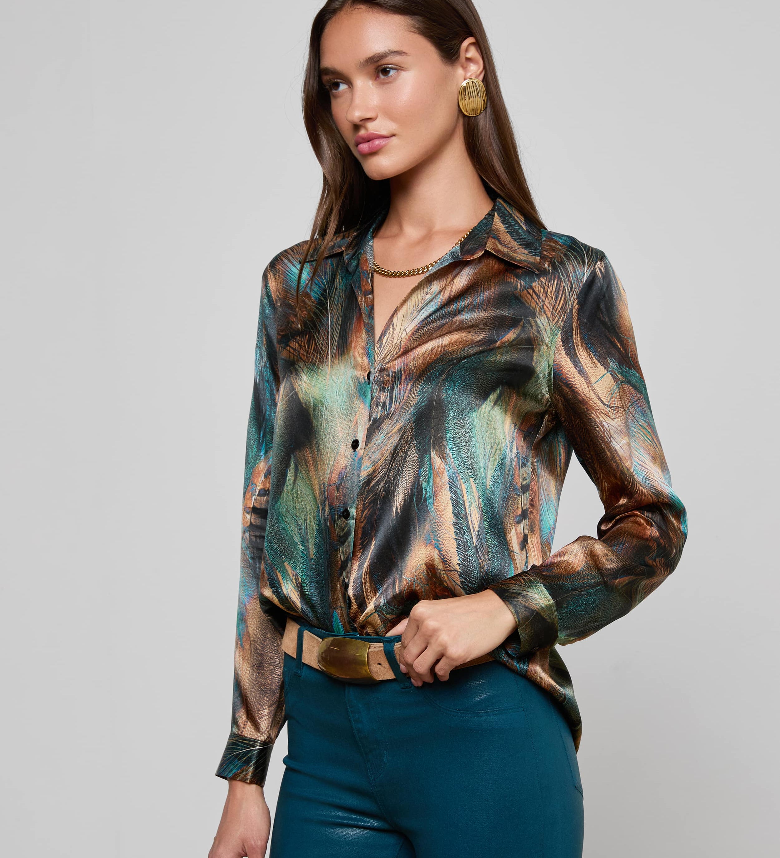 L'AGENCE - Tyler Silk Blouse