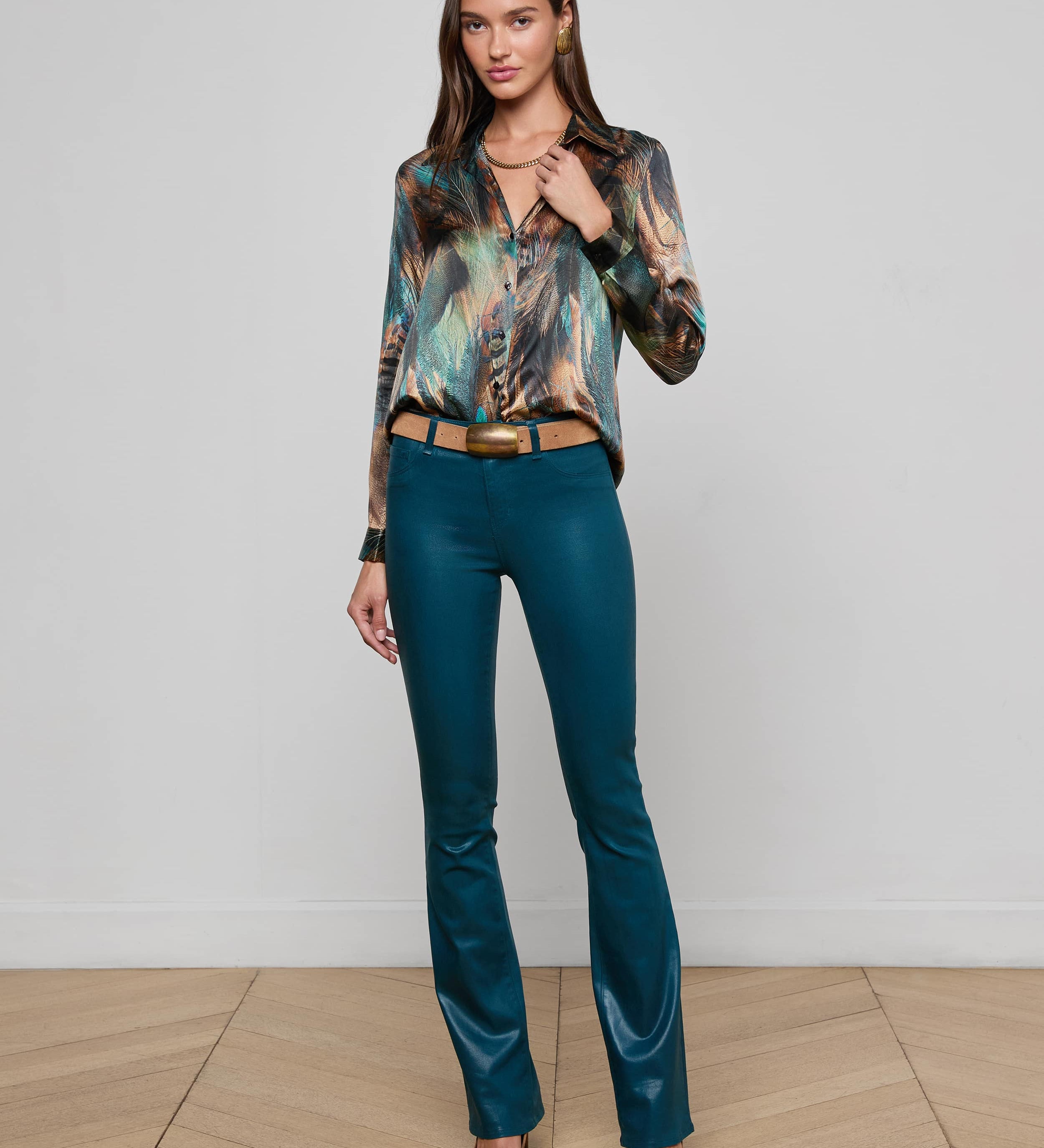 L'AGENCE - Tyler Silk Blouse