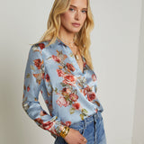 L'AGENCE - Tyler Silk Blouse