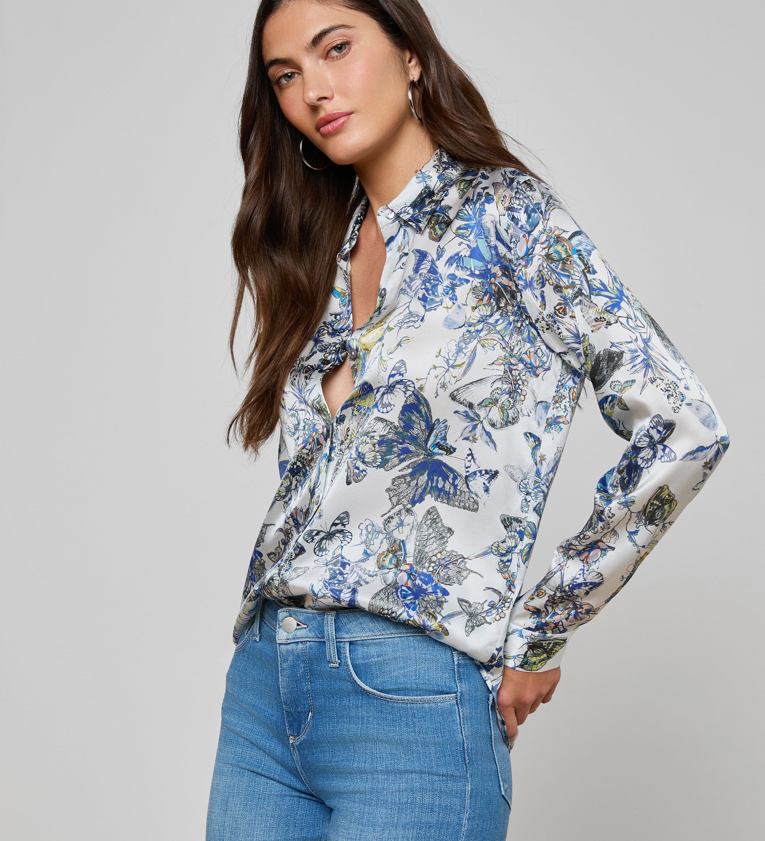 L'AGENCE - Tyler Silk Blouse