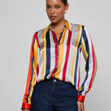L'AGENCE - Tyler Silk Blouse