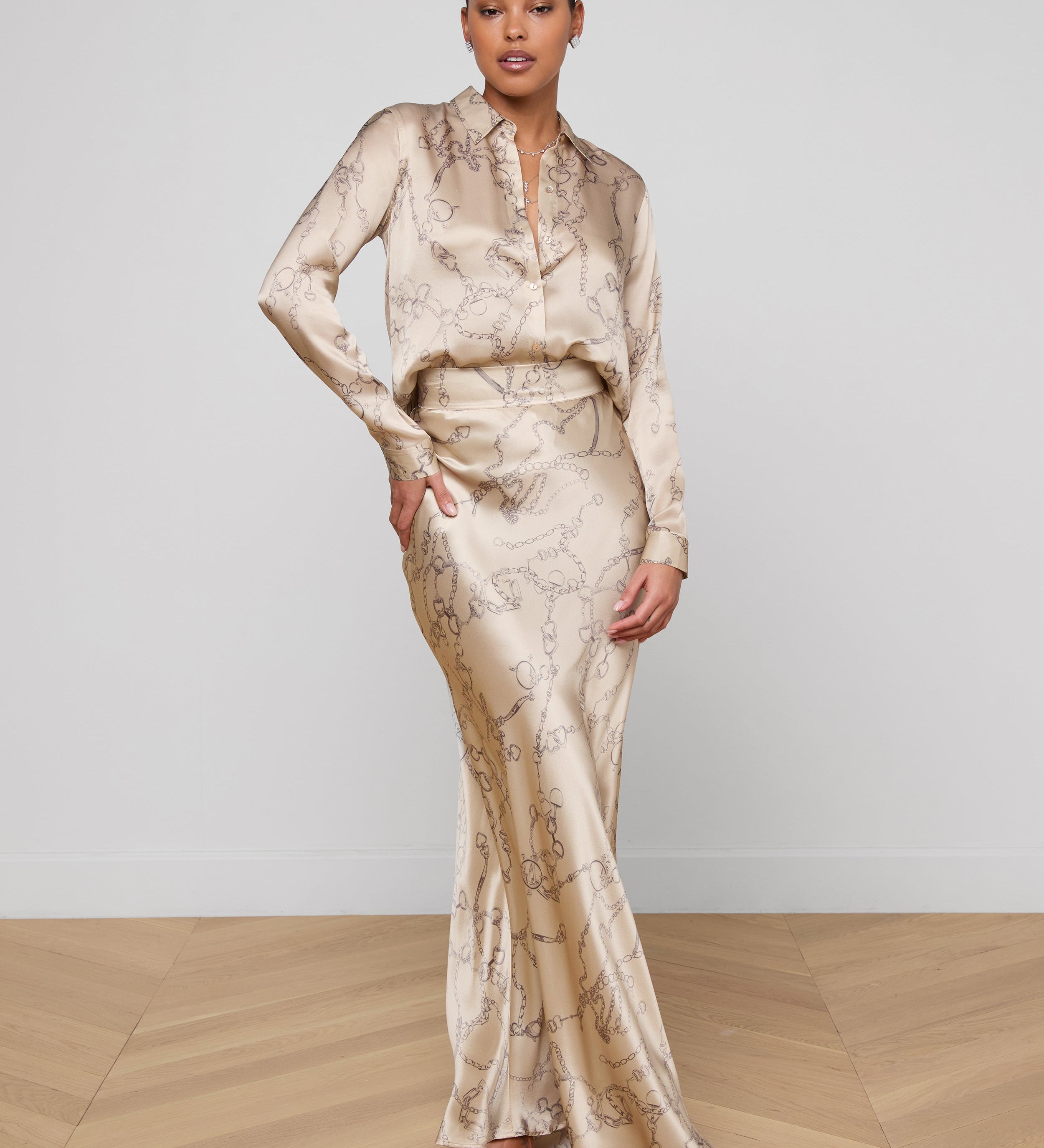 L'AGENCE - Tyler Silk Blouse