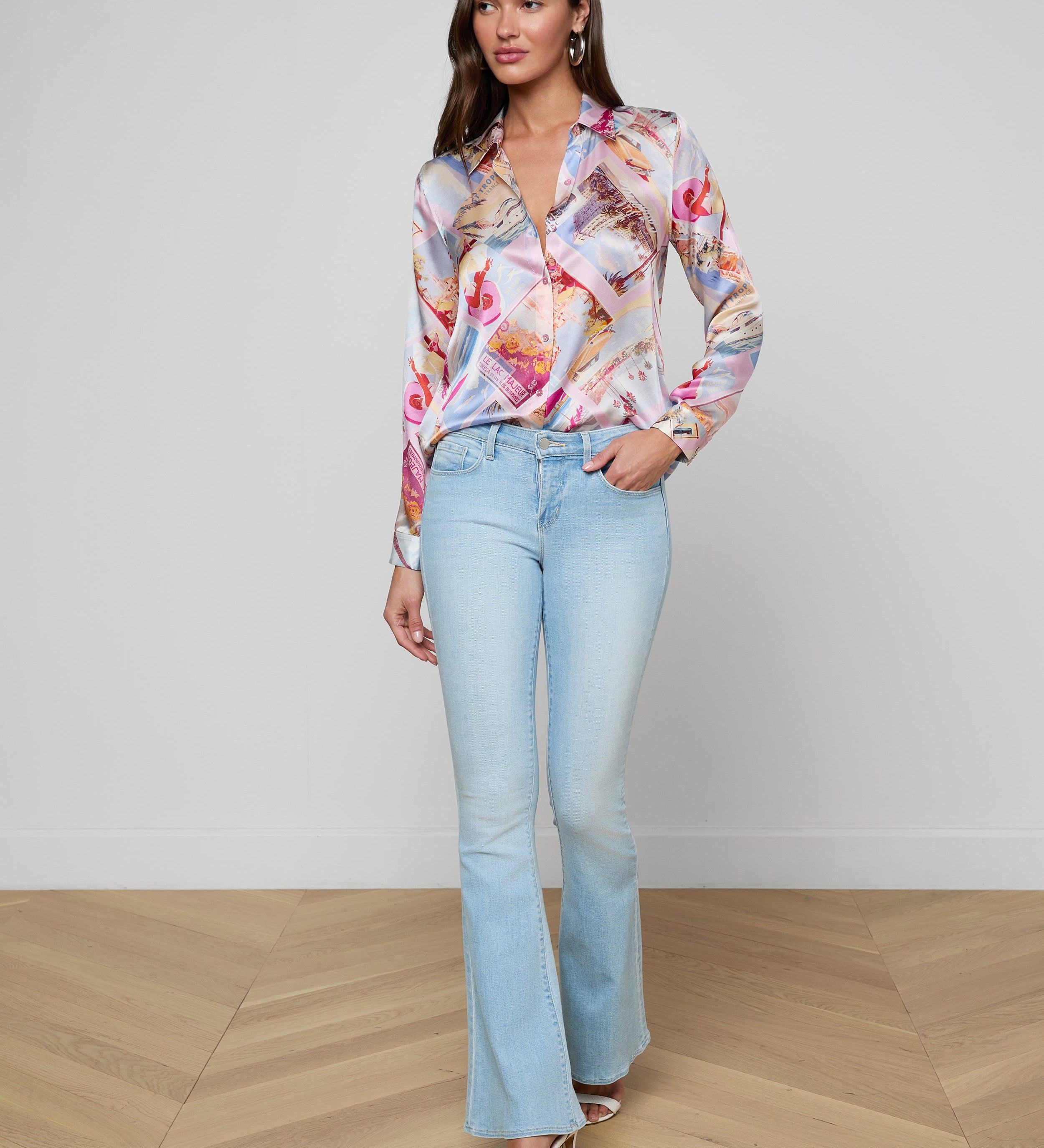 L'AGENCE - Tyler Silk Blouse