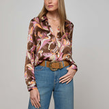 L'AGENCE - Tyler Silk Blouse